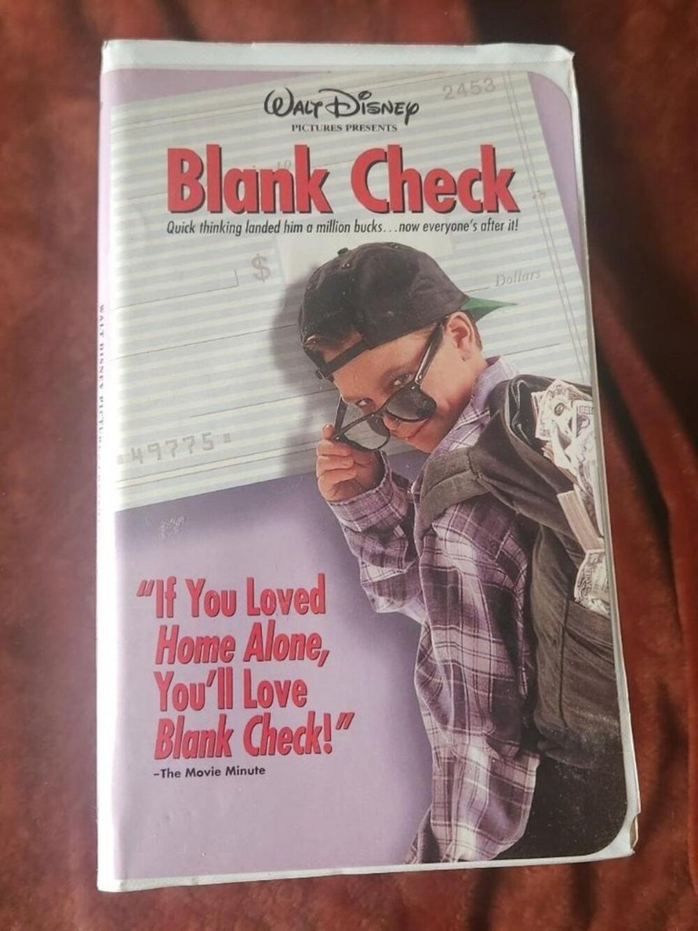 Blank Check - 1994 - VHS tape
